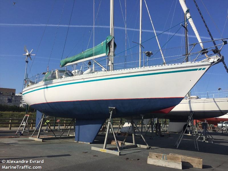 dou virus (Sailing vessel) - IMO , MMSI 227544490, Call Sign FI4117 under the flag of France