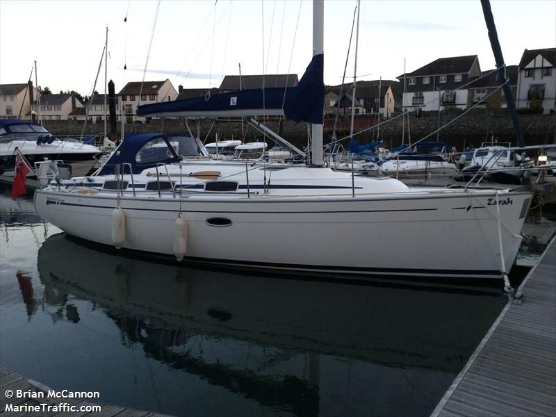 zarah (Sailing vessel) - IMO , MMSI 235055024, Call Sign MRXQ8 under the flag of United Kingdom (UK)