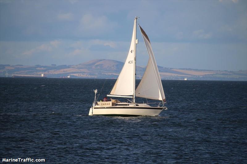 cariad (Sailing vessel) - IMO , MMSI 235100366, Call Sign 2GT17 under the flag of United Kingdom (UK)