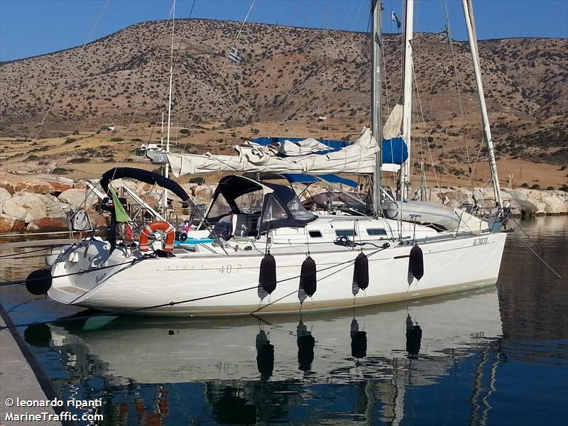 jeanne (Sailing vessel) - IMO , MMSI 247204120, Call Sign IR6413 under the flag of Italy