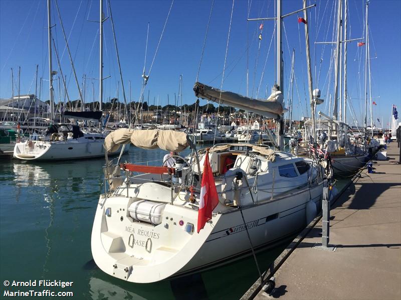 mea requies (Sailing vessel) - IMO , MMSI 269112120, Call Sign HBY5262 under the flag of Switzerland