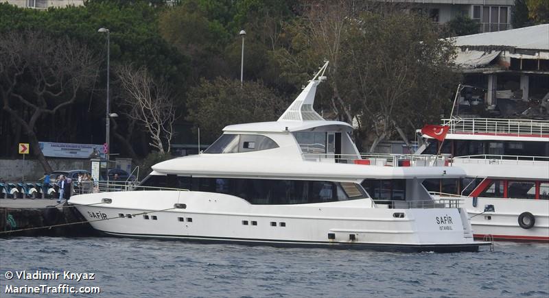 safir (Pleasure craft) - IMO , MMSI 271044271, Call Sign TCA3696 under the flag of Turkey