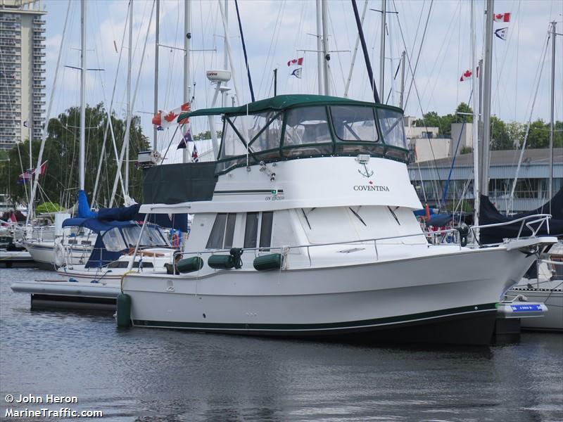 coventina (Pleasure craft) - IMO , MMSI 316029335 under the flag of Canada