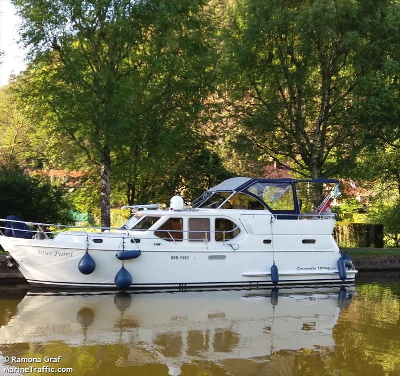 blue point (Pleasure craft) - IMO , MMSI 211814640, Call Sign DJ4009 under the flag of Germany