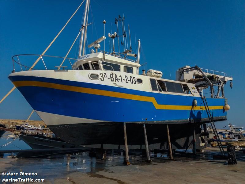 teixidor (Fishing vessel) - IMO , MMSI 224092130, Call Sign EA6718 under the flag of Spain