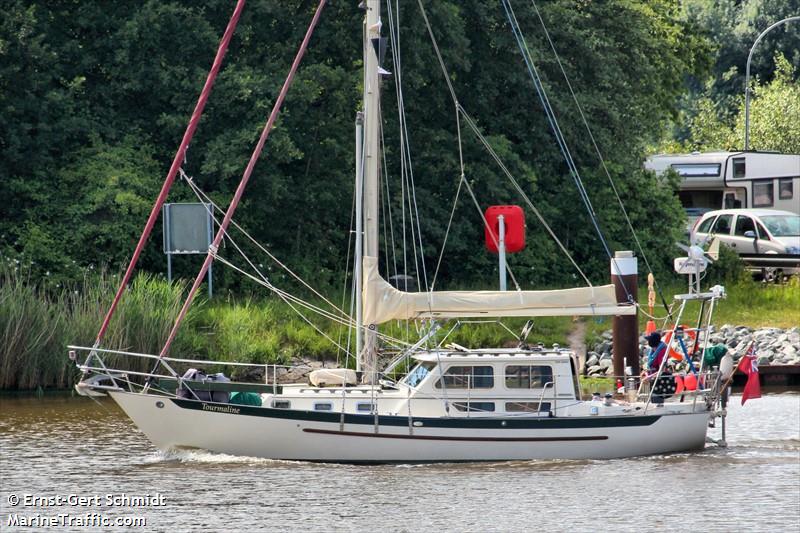 tourmaline (Sailing vessel) - IMO , MMSI 235062818, Call Sign MYPY5 under the flag of United Kingdom (UK)