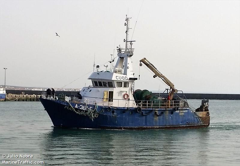 mar salgado (Fishing Vessel) - IMO 9039781, MMSI 263439000, Call Sign CUQD under the flag of Portugal