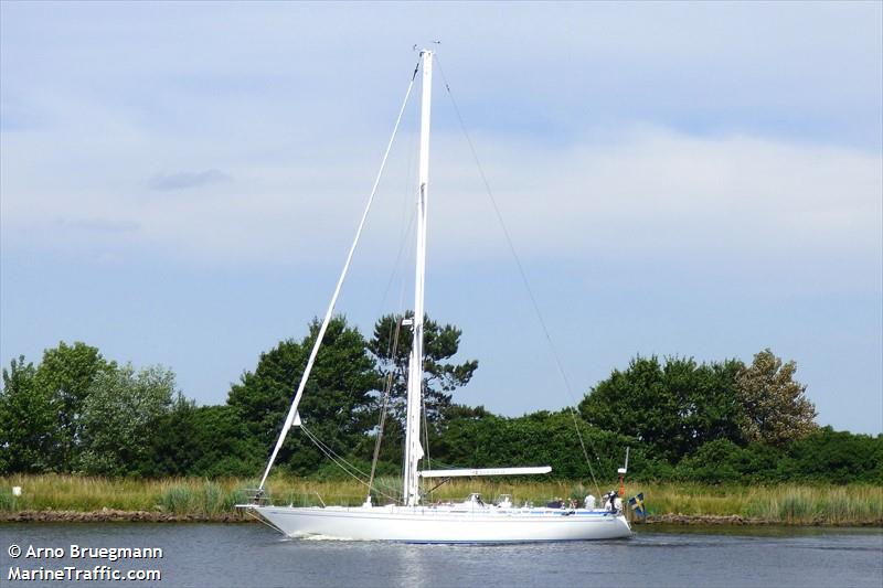 hermia ii (Sailing vessel) - IMO , MMSI 265727280, Call Sign SCNX under the flag of Sweden