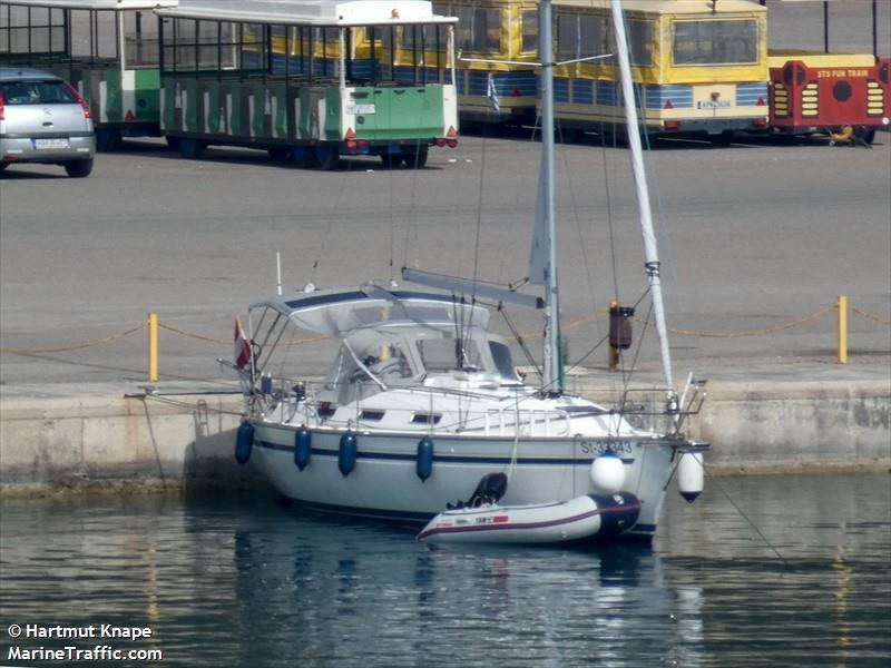 blue water (Sailing vessel) - IMO , MMSI 269110420, Call Sign HBY5106 under the flag of Switzerland