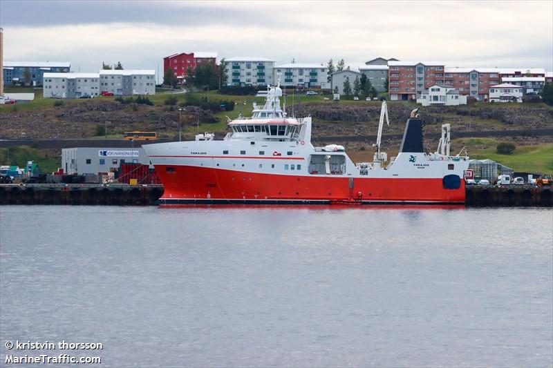 tarajoq (Fishing Support Vessel) - IMO 9881225, MMSI 331983000, Call Sign OYLD under the flag of Greenland