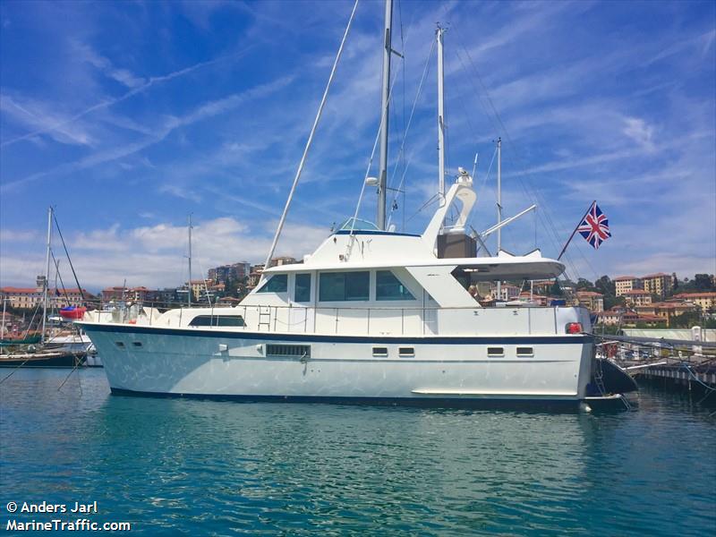 melian (Pleasure craft) - IMO , MMSI 232010661, Call Sign MBSG7 under the flag of United Kingdom (UK)