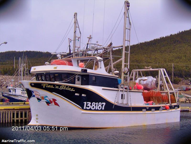 fins skins (-) - IMO , MMSI 316010570 under the flag of Canada