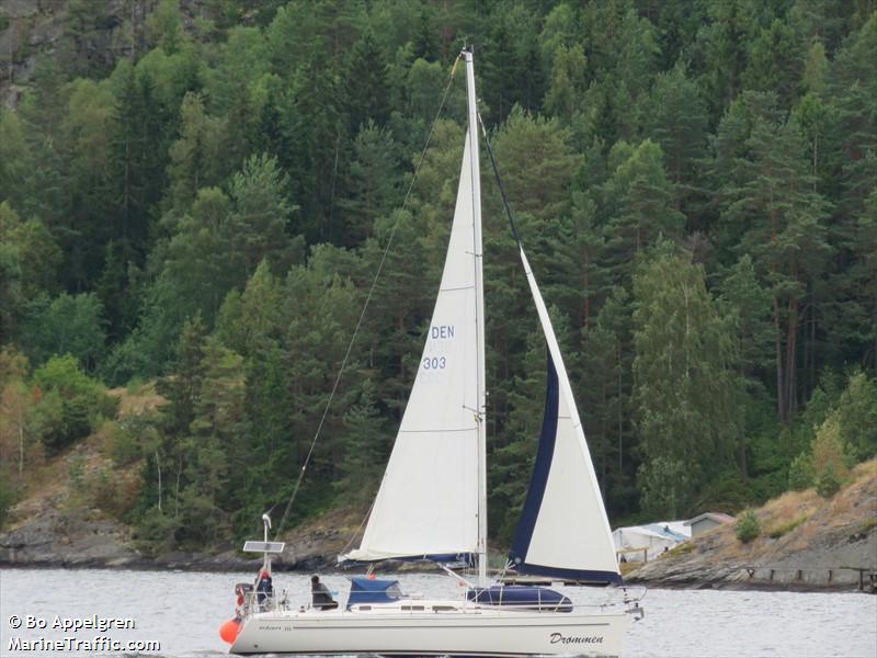 droemmen (Pleasure craft) - IMO , MMSI 219008479, Call Sign XPD6739 under the flag of Denmark