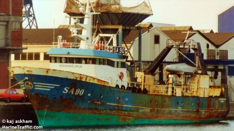slattaberg (Fishing Vessel) - IMO 7905041, MMSI 231189000, Call Sign OW2289 under the flag of Faeroe Islands