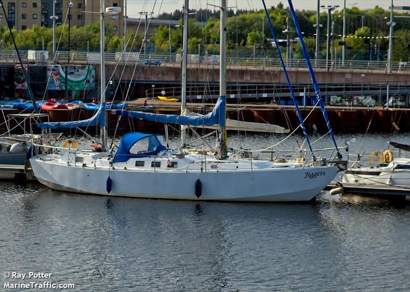 jiggers (Sailing vessel) - IMO , MMSI 232010206, Call Sign MBPB4 under the flag of United Kingdom (UK)