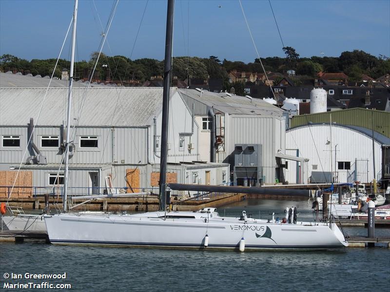 venomous (Sailing vessel) - IMO , MMSI 235057154, Call Sign MVUWZ under the flag of United Kingdom (UK)