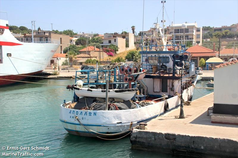 apollon (Fishing vessel) - IMO 8798615, MMSI 240230000, Call Sign SW3232 under the flag of Greece