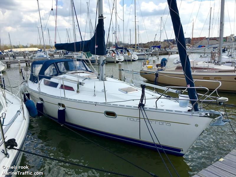 nous verrons (Sailing vessel) - IMO , MMSI 244060183, Call Sign PI3948 under the flag of Netherlands
