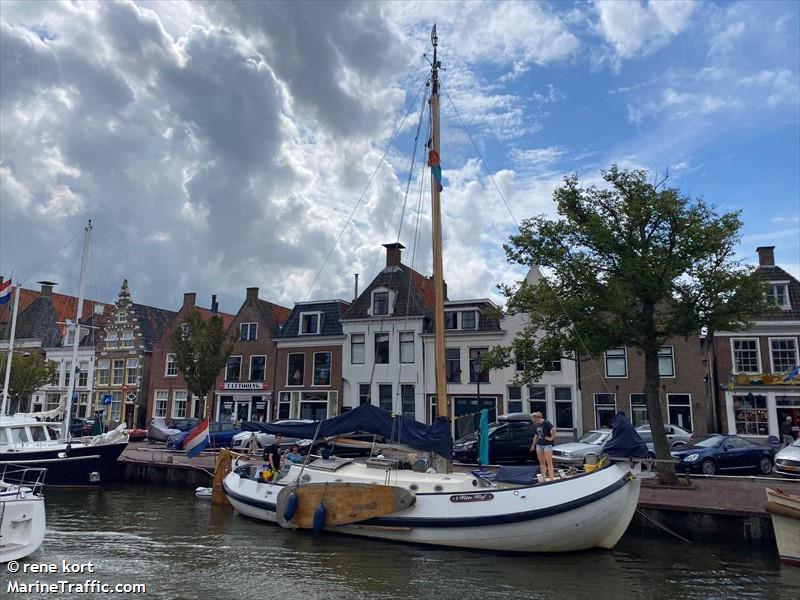 witte wief (Sailing vessel) - IMO , MMSI 244130726, Call Sign PE7304 under the flag of Netherlands