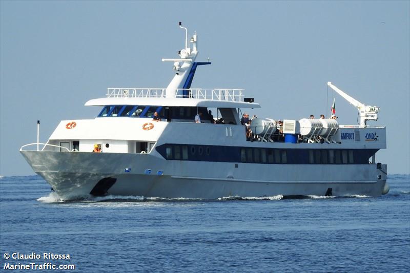 onda (Passenger Ship) - IMO 8839378, MMSI 247065400, Call Sign IWVH under the flag of Italy