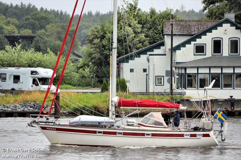 panacea (Sailing vessel) - IMO , MMSI 265586840, Call Sign SFC8092 under the flag of Sweden