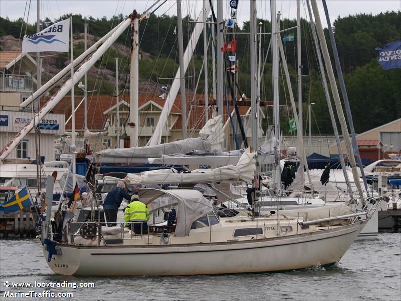 najma (Pleasure craft) - IMO , MMSI 265649640, Call Sign SB5883 under the flag of Sweden