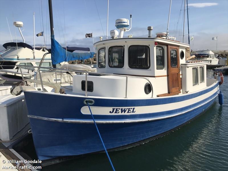 jewel (Pleasure craft) - IMO , MMSI 338396372 under the flag of USA