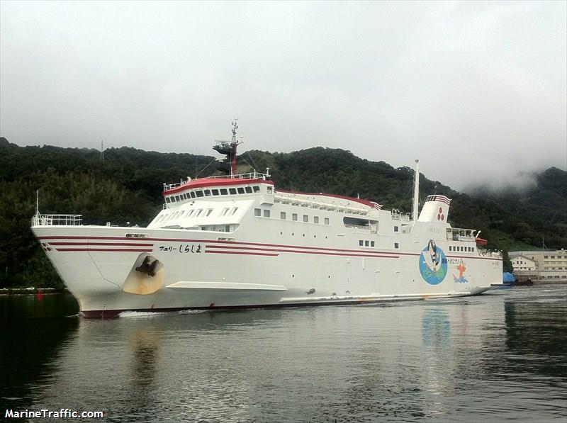ferry shirashima (Passenger/Ro-Ro Cargo Ship) - IMO 9119969, MMSI 431400404, Call Sign JK5341 under the flag of Japan