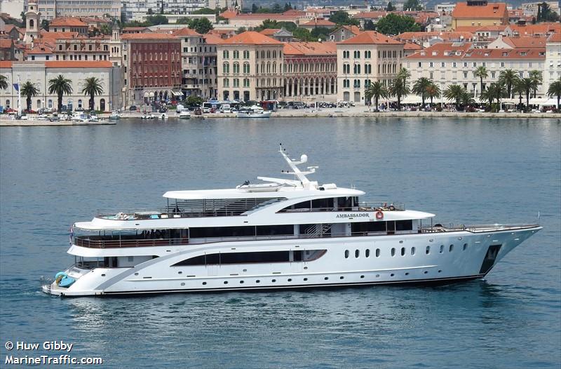ambassador (Passenger ship) - IMO , MMSI 238179040, Call Sign 9A3400 under the flag of Croatia