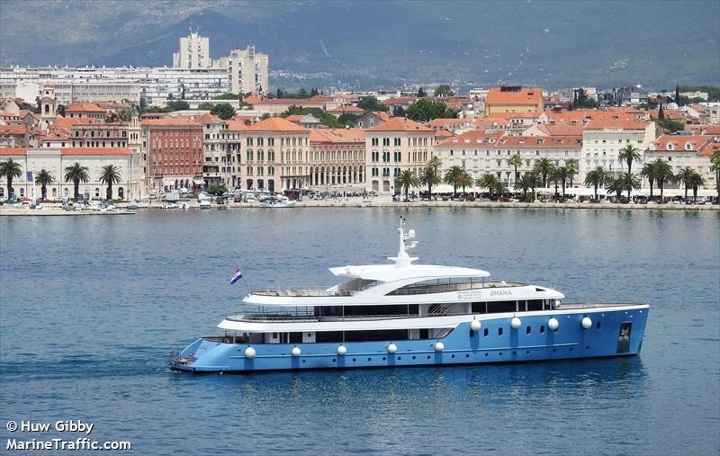 ohana (Passenger ship) - IMO , MMSI 238503940, Call Sign 9A6479 under the flag of Croatia