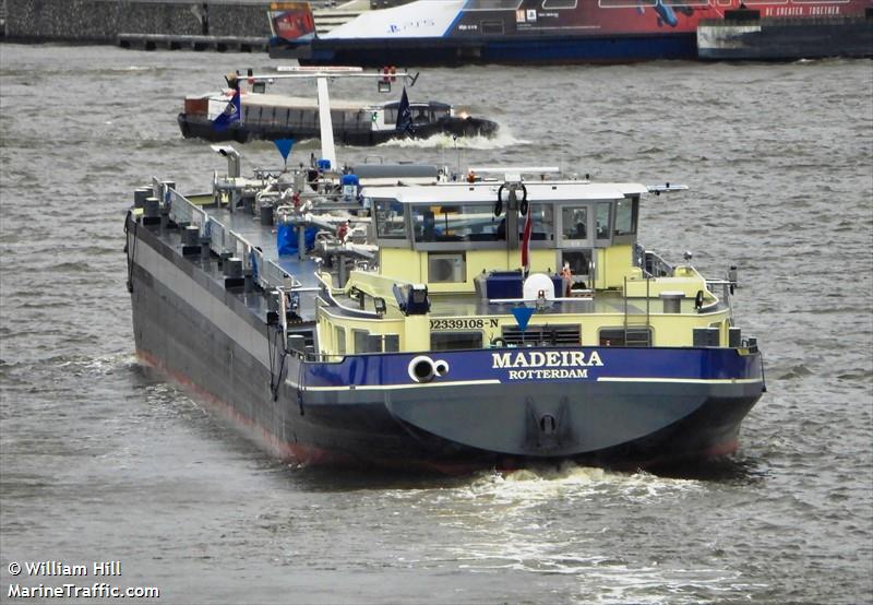 madeira (Tanker) - IMO , MMSI 244000152, Call Sign PH9999 under the flag of Netherlands