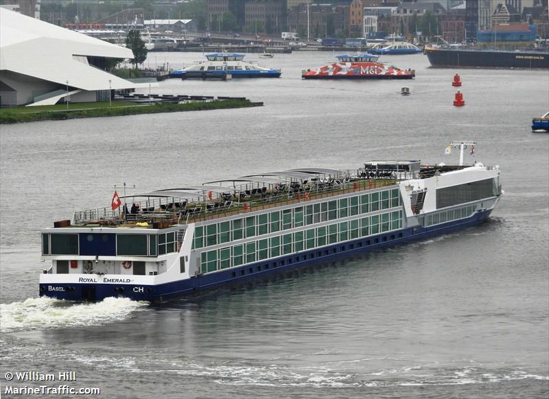 royal emerald (Passenger ship) - IMO , MMSI 269057282, Call Sign HE7282 under the flag of Switzerland