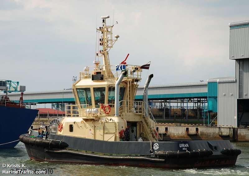 uran (Tug) - IMO 9315422, MMSI 275305000, Call Sign YL2526 under the flag of Latvia