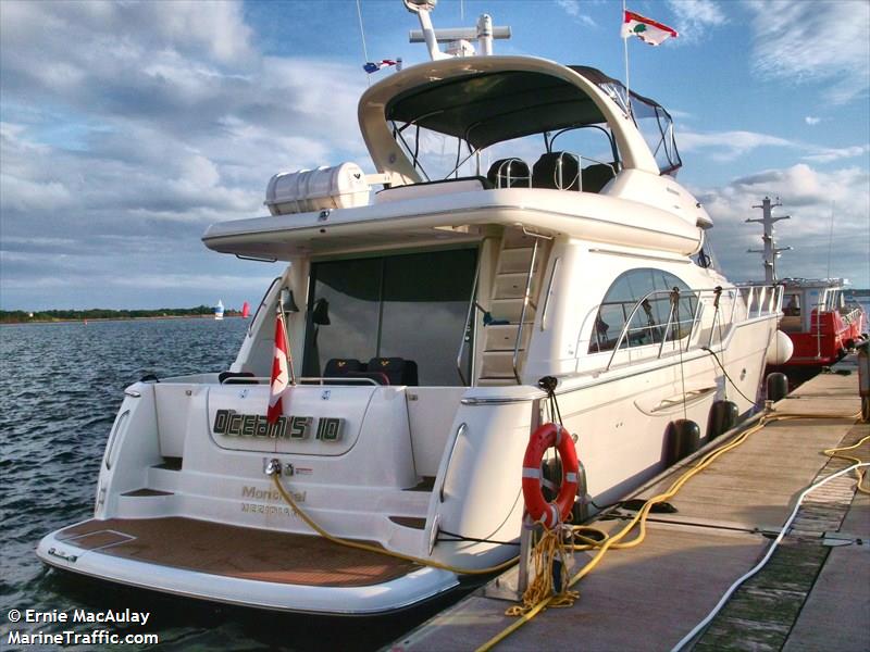 oceans10 (Pleasure craft) - IMO , MMSI 316023901, Call Sign XXXX under the flag of Canada
