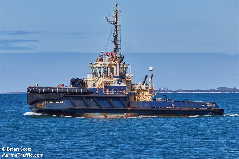 svitzer naiad (Tug) - IMO 9581629, MMSI 503772000, Call Sign VJN4060 under the flag of Australia