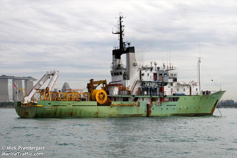 kr.baruna jaya 1 (Research Vessel) - IMO 8420036, MMSI 525015310, Call Sign YEAS under the flag of Indonesia
