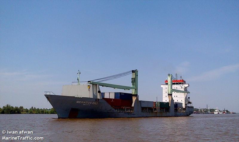 meratus dili (General Cargo Ship) - IMO 9147124, MMSI 525025077, Call Sign POOK under the flag of Indonesia