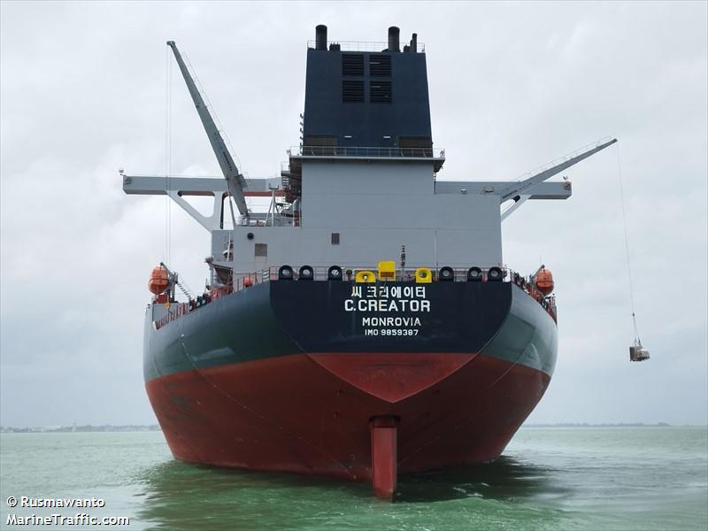 c. creator (Tanker) - IMO 9859387, MMSI 636020920, Call Sign 5LBJ5 under the flag of Liberia