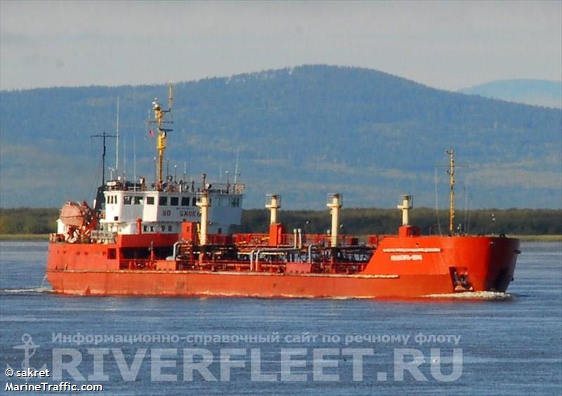 inema (Oil Products Tanker) - IMO 8711928, MMSI 273352200, Call Sign UGMN under the flag of Russia