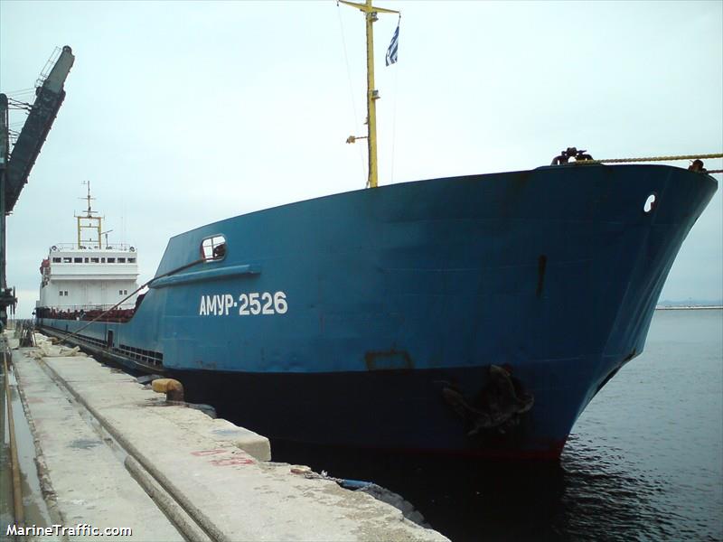 amur-2526 (General Cargo Ship) - IMO 8721521, MMSI 273366000, Call Sign UCZF under the flag of Russia