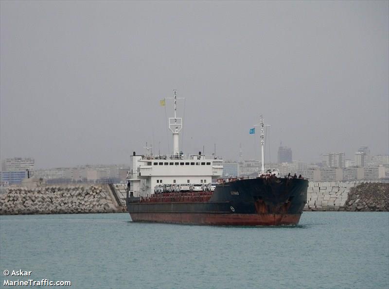 sepano (General Cargo Ship) - IMO 9237292, MMSI 422756000, Call Sign 9BRE under the flag of Iran