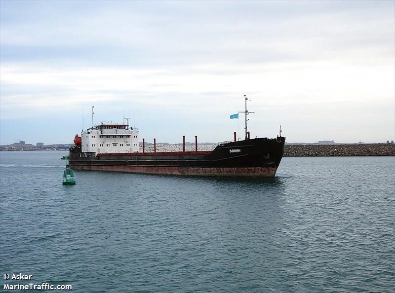 soren (General Cargo Ship) - IMO 9202493, MMSI 422869000, Call Sign EPAD8 under the flag of Iran
