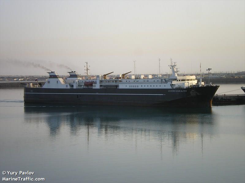 akademik hesen aliev (Passenger/Ro-Ro Cargo Ship) - IMO 8212594, MMSI 423005100, Call Sign 4JFB under the flag of Azerbaijan