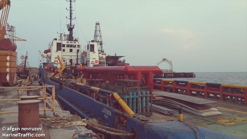 lyutoga (Offshore Tug/Supply Ship) - IMO 8017097, MMSI 423077100, Call Sign 4JLM under the flag of Azerbaijan