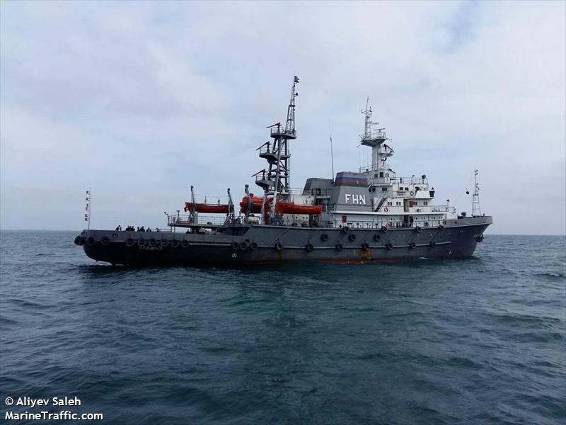 vixr-3 (Fire Fighting Vessel) - IMO 8404587, MMSI 423180100, Call Sign 4JFC under the flag of Azerbaijan