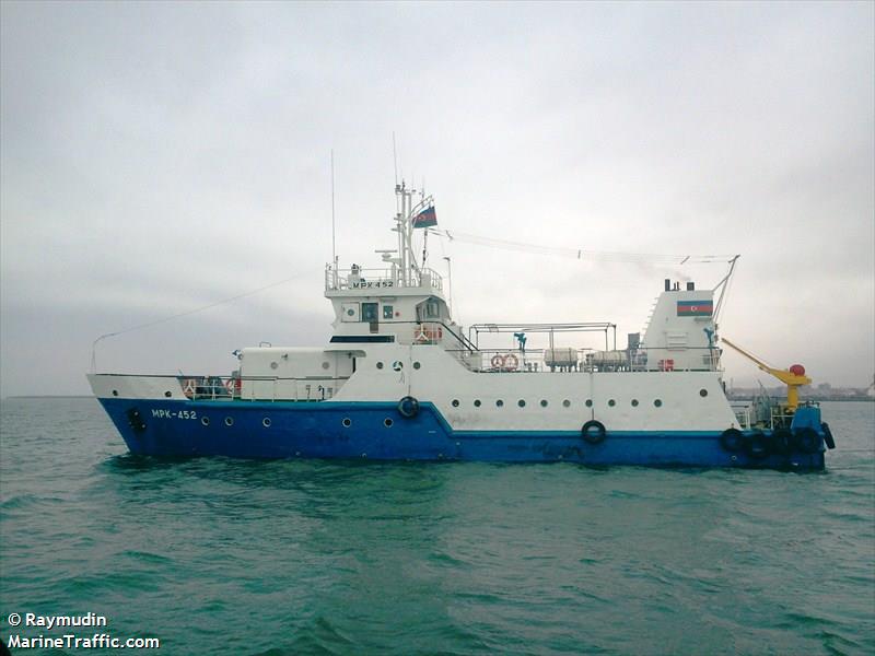 mpk 452 (Offshore Tug/Supply Ship) - IMO 8207109, MMSI 423244100, Call Sign 4JGO under the flag of Azerbaijan