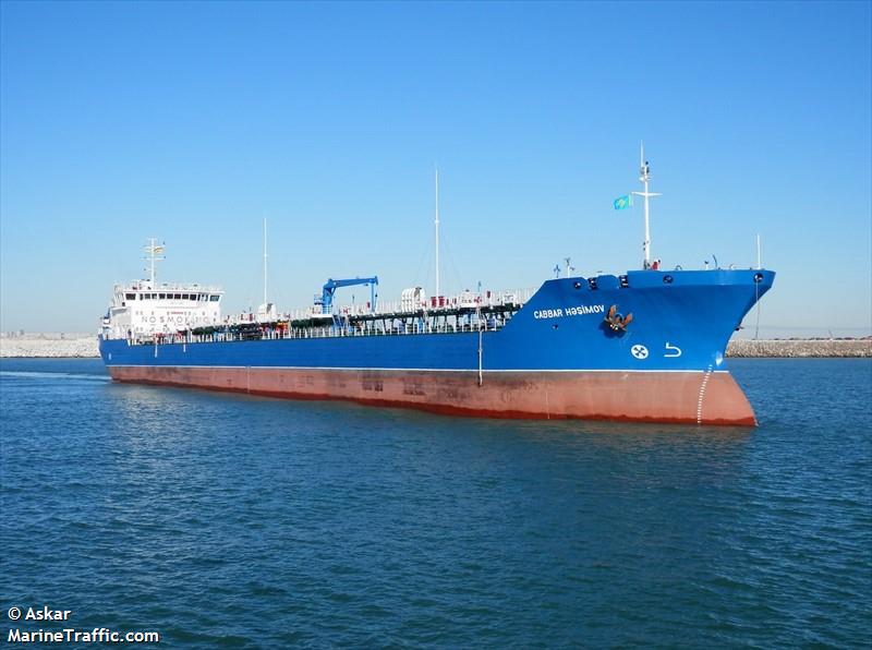 jabbar hashimov (Oil Products Tanker) - IMO 9394064, MMSI 423303100, Call Sign 4JNO under the flag of Azerbaijan
