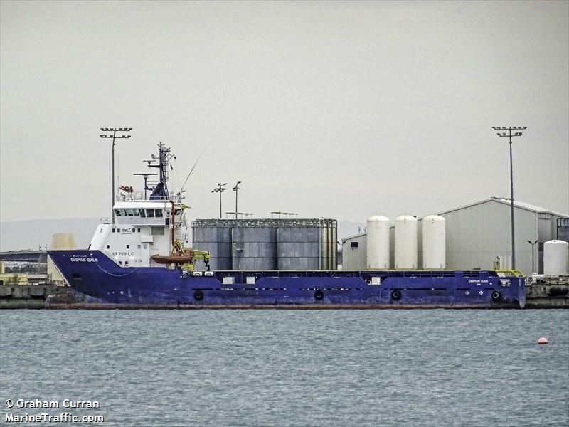 caspian qala (Offshore Tug/Supply Ship) - IMO 9418690, MMSI 423311100, Call Sign 4JNJ under the flag of Azerbaijan