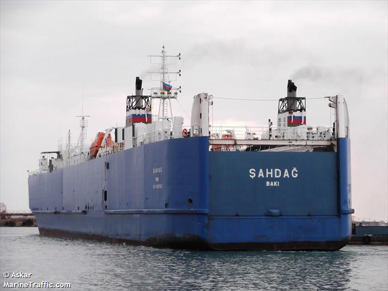 shahdag (Ro-Ro Cargo Ship) - IMO 9297802, MMSI 423359100, Call Sign 4JOL under the flag of Azerbaijan
