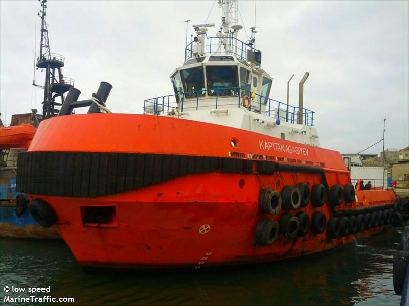 kapitan agasiyev (Tug) - IMO 9673707, MMSI 423383100, Call Sign IMPACT+ under the flag of Azerbaijan